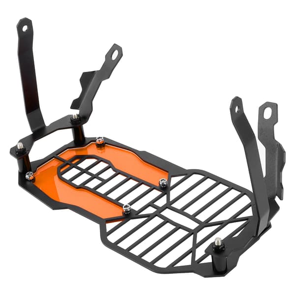 Frontlyktebeskyttelse Grilldeksel med Akryllampe Patch Passer for R1200GS R125Orange
