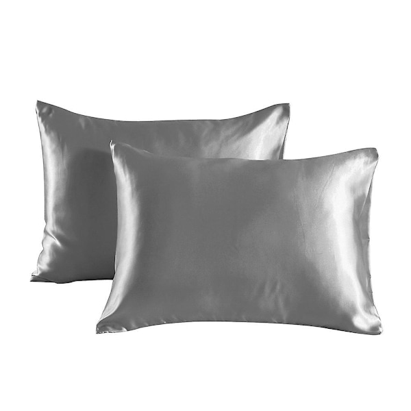 Set med 2 örngott, (50x75 cm, grå)