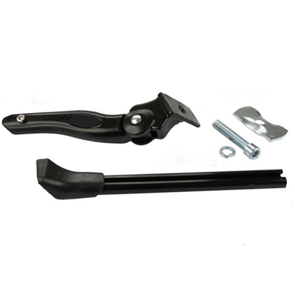 34 cm justerbart sykkel sykkelstøtte for 24 26 tommers sykler terrengsykkel svart