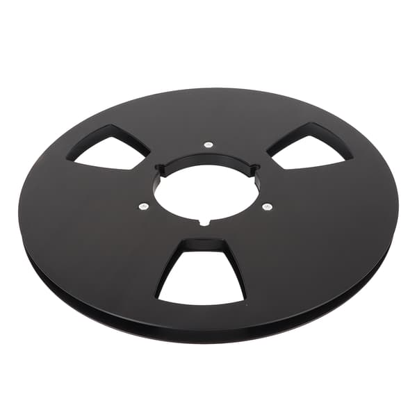 1/4 10 tommer tom båndspole 3 huller åben spole lydbånd tom spole aluminium spole båndspole til Nab spole sort