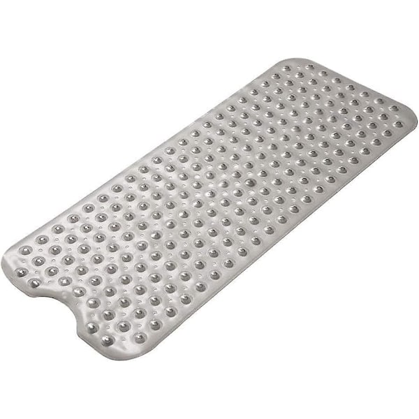 Halkskyddad badmatta - Extra lång, mögelresistent, antibakteriell - Perfekt för barn - Maskintvättbar - 39x16