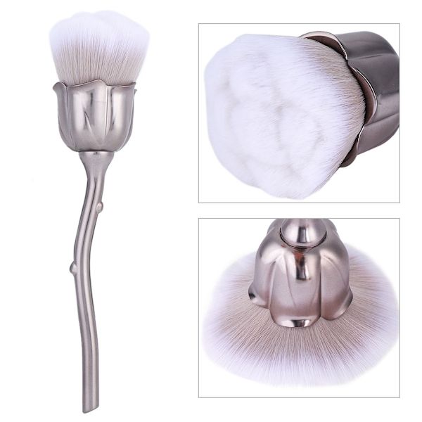 Bløde børste til rengøring af neglestøv Nail Art Powder Støvfjernelsesbørster Manicure DIY Negleværktøj
