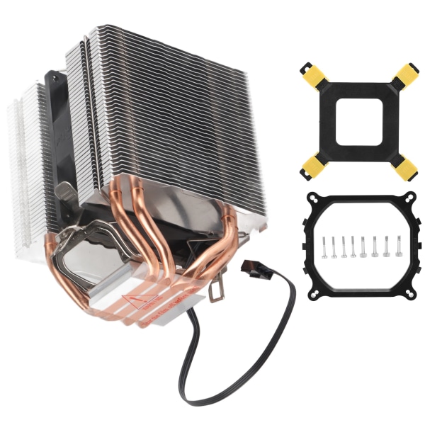 4 Heat Pipe CPU jäähdytyselementti LGA2011 1366 11501151 1155 1156 alustan jäähdytyssarjalle