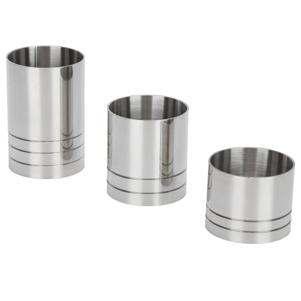 Cocktail Jigger Bar Drikkemålekopp Unsekoppsett Bartenderverktøy (25ml 35ml 50ml)