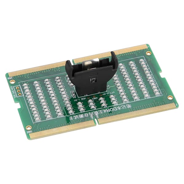 SO-DIMM Analyzer Diagnostisk Testare Post Testkort för PC Laptop Stationär DDR234 Med Ljus DDR4