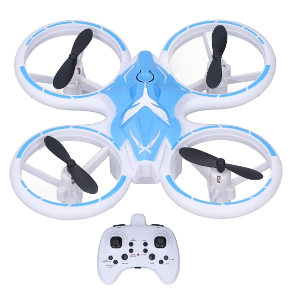 Drone lapsille aloittelijoille 2.4G 6 Axes LED Roll Over One Key Take Off RC Helikopteri Nelikopteri Headless Mode Blue