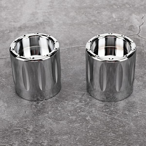 2stk Motorcykel Axel Skull Mutter Bultskydd Tillbehör i Aluminiumlegering (Plätering)