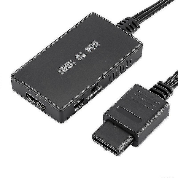 N64 til HDMI Konverter Adapter - Plug and Play til N64 Super SNES - HD Link Kabel til N64 til Nyt HDMI TV