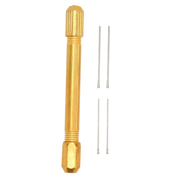 Dockhårrothållare 4st 0,6 mm 0,8 mm nålar Legeringshandtag Tillbehör för dockhårtillverkning