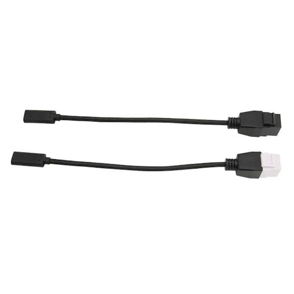 2 kpl USB C Keystone Jack Cable USB3.1 TYYPPI C naaras-naaras jatkosovitin seinälevyn liittimien kaapelille