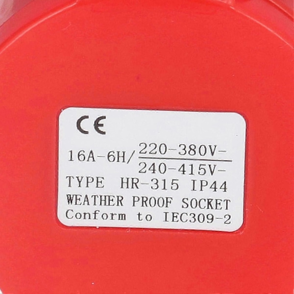Teollisuuspistorasia Piilotettu pistorasia IP44 Vedenpitävä 220?250V/240?415V