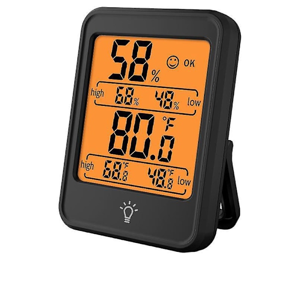 Trådløs Indendørs Udendørs Termometer Hygrometer Fjerntemperaturmåler med Kuldebestandig Sensor