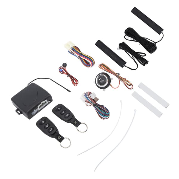 DC 12V Bil Nyckellöst Startsystem Motor Start Stopp Larmsystem Fjärrkontroll Fordonslokalisering Stöldskydd Bilsäkerhetssystem Med Bluetooth