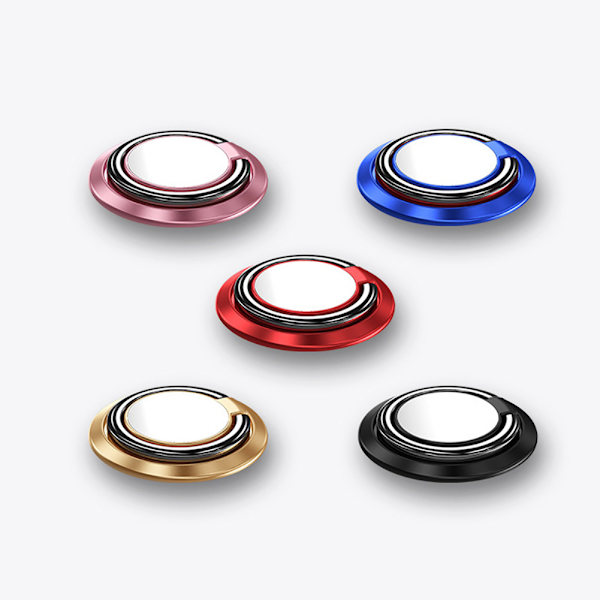 Mobiltelefon Ringholder Stativ Magnetisk Telefon Ring Finger Kickstand 360° Rotasjon Metall Ringgrep