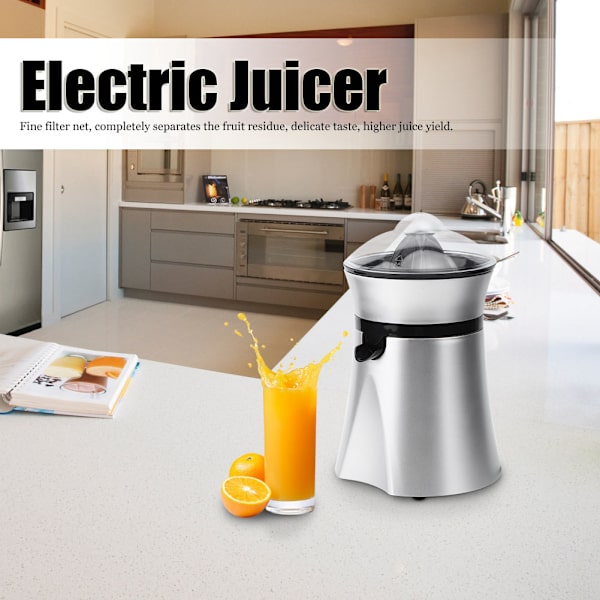 Elektrisk citruspress för apelsin och citron, fruktjuicemaskin, EU 220V