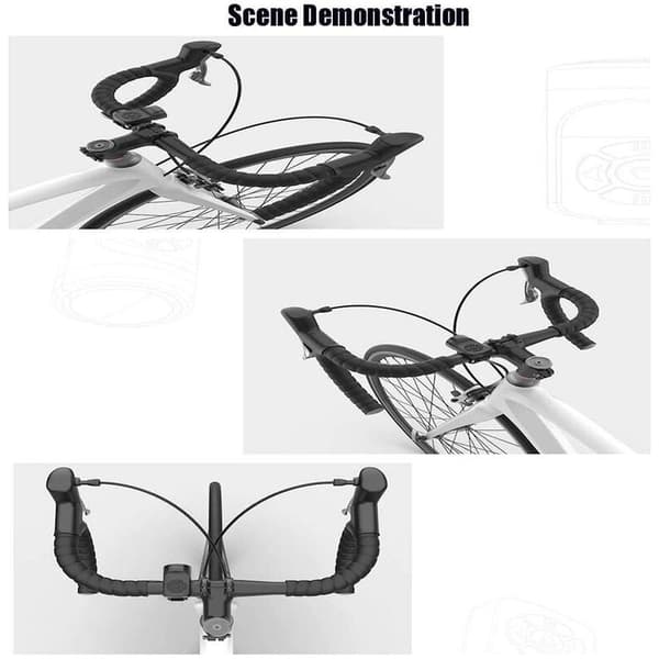 Debuns – 120dB elektrisk cykelklocka – USB-uppladdningsbart larm – Lättviktigt ABS-plasthorn – 4 ringlägen för säkerhet