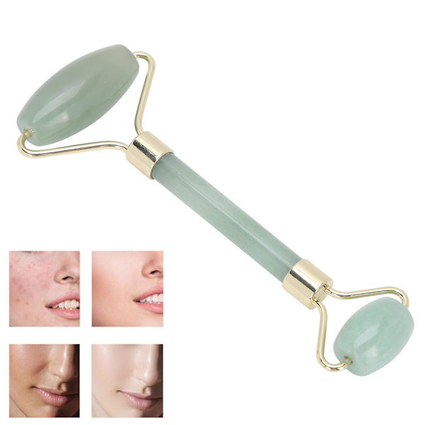 Face Roller Massager Dual Head Natural Roller Hierontatyökalu kasvoille käsivarrelle takaisin vyötärölle2#