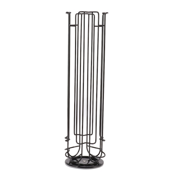 32 Kapsel Kaffepodholder for Dolce Gusto 360 Graders Roterende Karusell Kaffe Kapsel Oppbevaringsarrangør for Hjemmekafé Svart