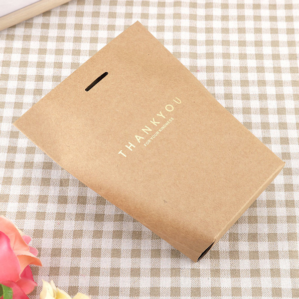 20 st eleganta presentpåsar i papper, godislåda, bröllop, babyshower, presentpåsar (brun)