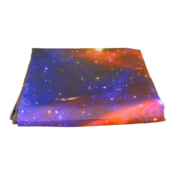 Musta UV-reagoiva seinävaate, tähtitaivas ja sumu, pehmeä, ihoystävällinen, hohtaa pimeässä, sopii makuuhuoneeseen ja juhliin, GTXK (155), 200 x 150 cm/78,7 x 59,1 tuumaa