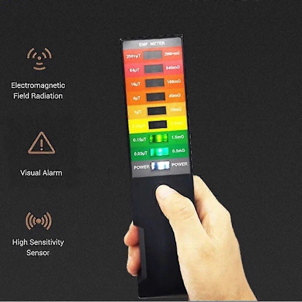 Stående EMF-enhet Paranormal Spökjakt Mätare A68 Utrustning K Juni 6.1