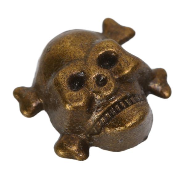 150 set Skull Rivets, enkel 13x12mm DIY Making Ghost Head Bronze Punk Galvanisering Utseende Skull Button