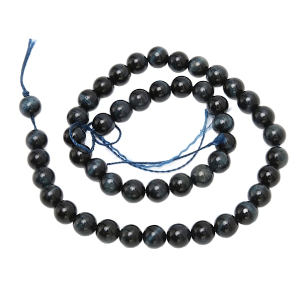 Tiger Eye Stone String Dekorativt Armbånd Anheng for DIY Håndverk Pynt 8mm Diameter Perle