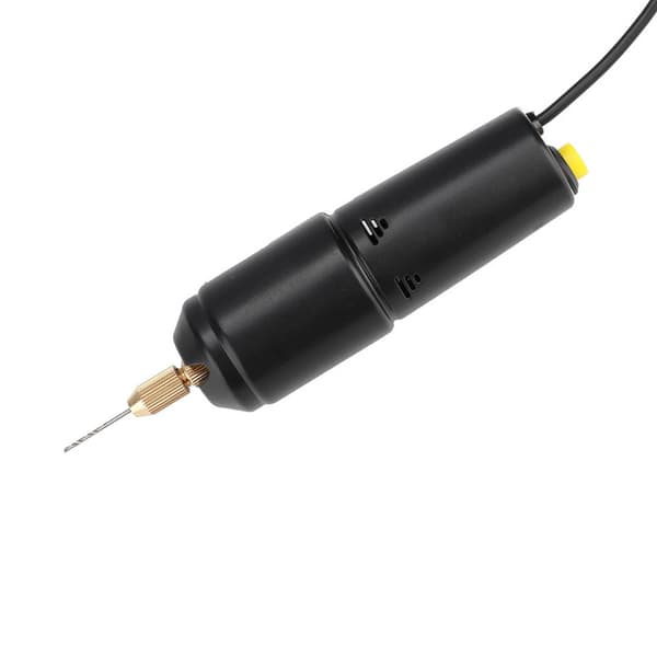 Bærbar Mini Liten Elektrisk Drill Håndholdt Micro USB Drill med 3 stk Bor DC 5V