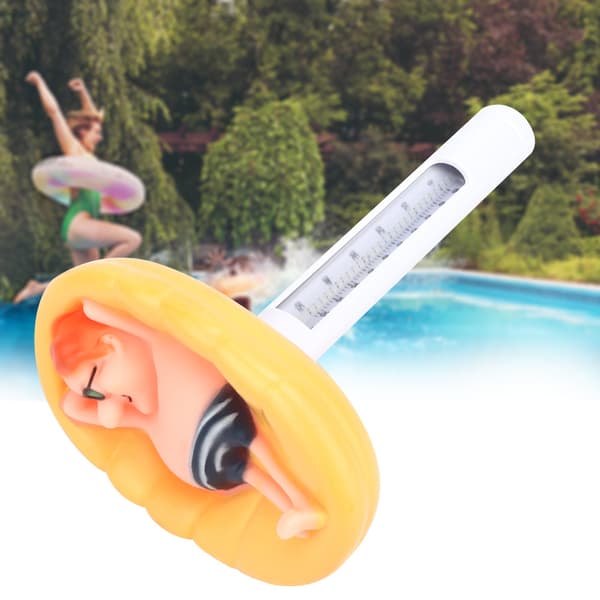 Sød flydende pooltermometer temperaturmåler til udendørs indendørs swimmingpools SPA