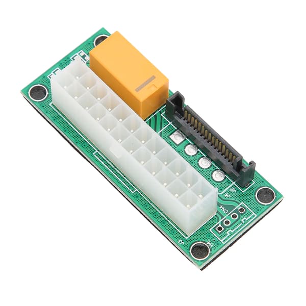 Dubbel strömförsörjning Sync Starter ATX24pin Säker Stabil Överföring Plug and Play Strömförsörjning Sync Starter