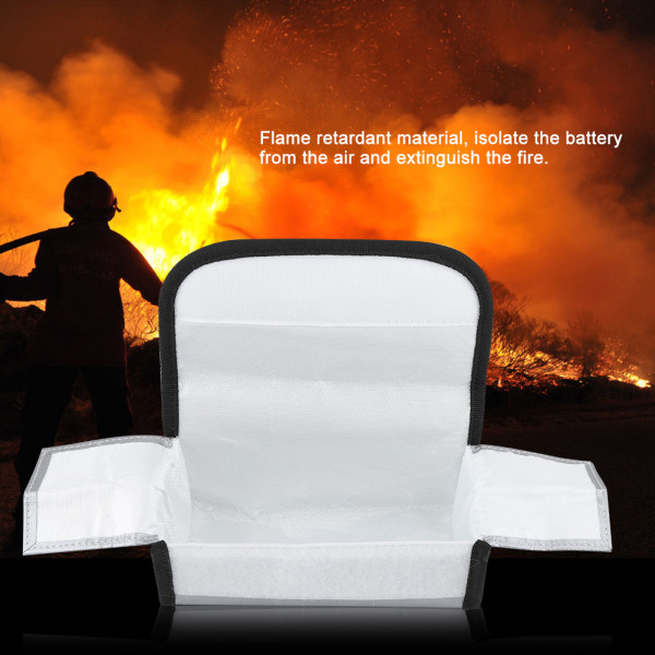 Brandsikker taske LiPo batteri eksplosionssikre sikkerhedstasker Pouch Opladningsbeskyttelse Sæk