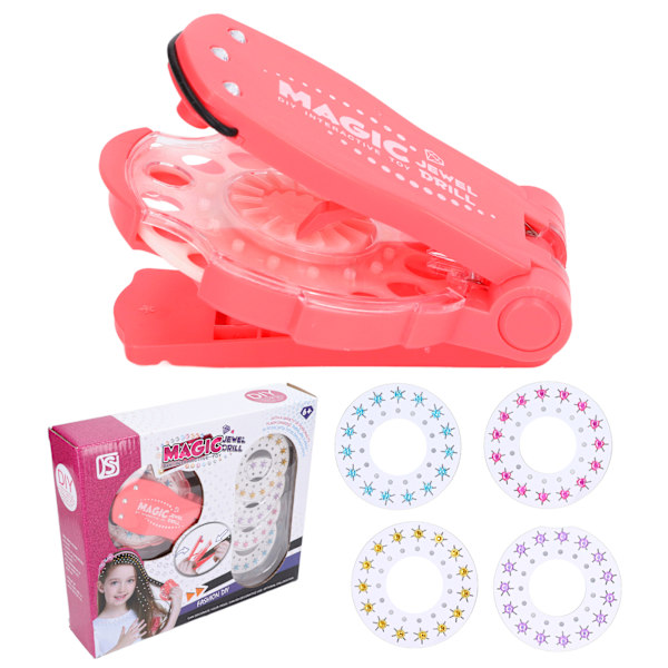 Jewel Refill Set Vacker Attraktiv Lätt Snygg DIY Barn Magisk Nagelrigg för Flickor