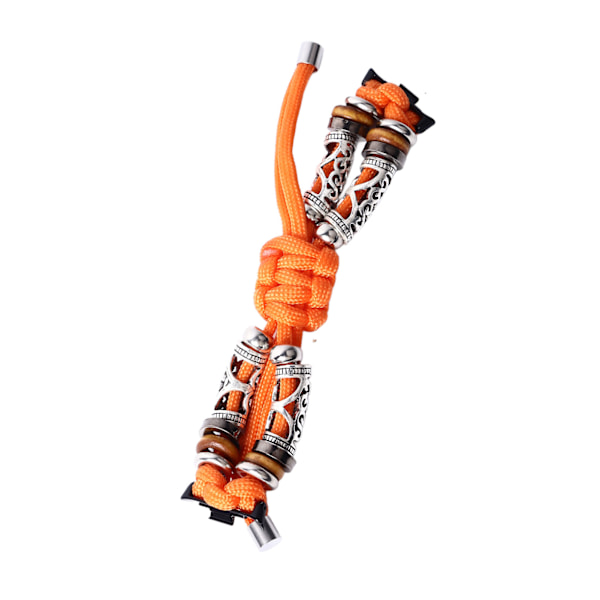 Flätat klockarmband Unikt handvävt Hållbart Etniskt klockarmband för Xiaomi 8 Pro Orange