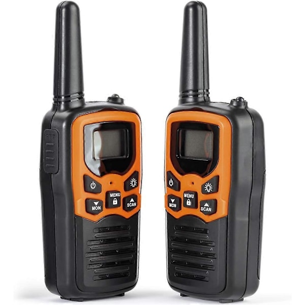 Walkie Talkietalkiet Lapsille 2 Kpl Frs Walkie Talkiet Uhf Kannettava Walky Talky (Oranssi)