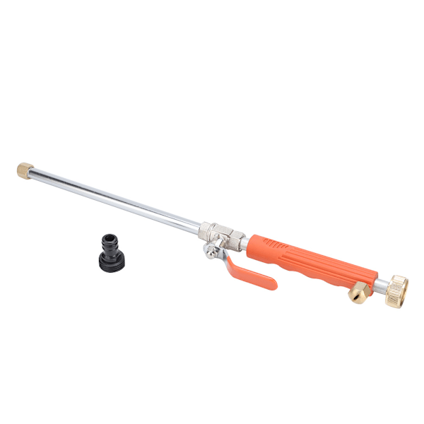 G3/4 DN20 High Pressure Washer Spray Nozzle Garden Watering Car Cleaning Tool with Switch ValveOrange