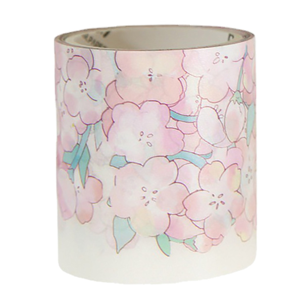 Scrapbook enkel rulle tape DIY multifunktionell Japan papper blomma dekorativt papper tape för tidskrift