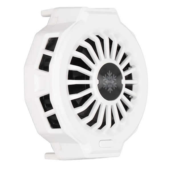 Matkapuhelimen jäähdytin LZF10 Semiconductor Refrigeration Phone Cooling Stand Fan RGB-värikkäällä valolla pelaamiseen (valkoinen perusmalli)