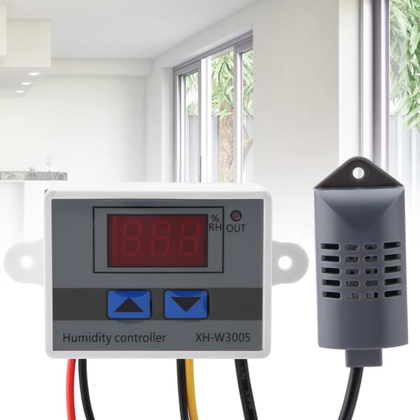 XH-W3005 Digital Hygrometer Switch Controller Fugtighedssensor 0~99%RH 12V