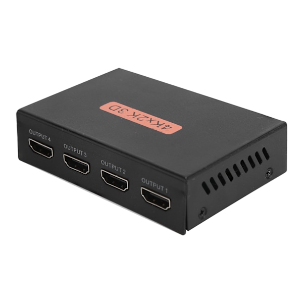 High-Definition Multimedia Interface -jakaja 4Kx2K Monitor Splitter Video Adapter Wide Voltage 100-240VUK-pistoke