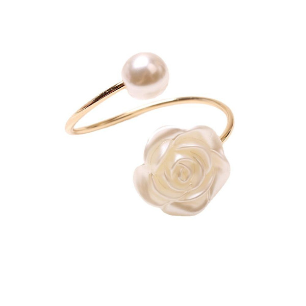 Blomster Servett Ringar Set om 6 - Elegant Borddekoration för Middagar och Evenemang