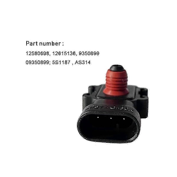 12615136 Trycksensor Lufttryckssensor Biltillbehör