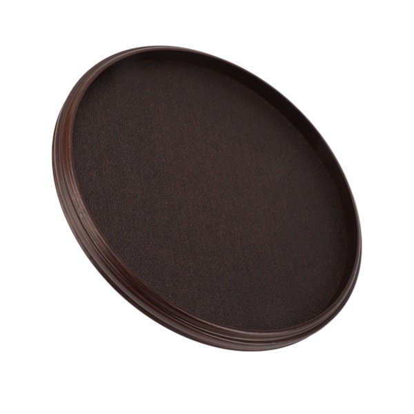 Te-brett Retro Forhindre Skli Minimalistisk Retro Japansk Stil Matserveringsbrett for Hjem Kaffe Snacks Måltider M Rund