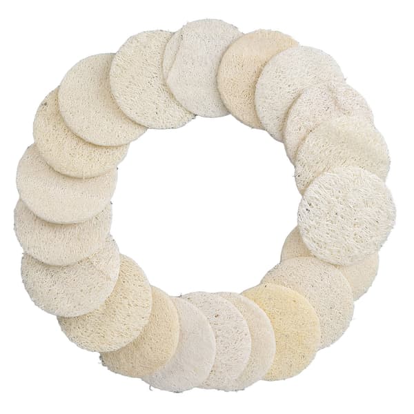 20 stk. eksfolierende loofah ansigtsskrubber skånsom krops- og ansigtsrensende makeupfjernerbørste