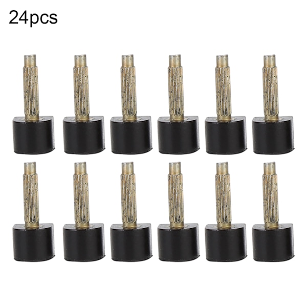 24 st ersättningsspetsar för högklackade halkfria skor Reparation Häldymlingar (8 * 8 mm)
