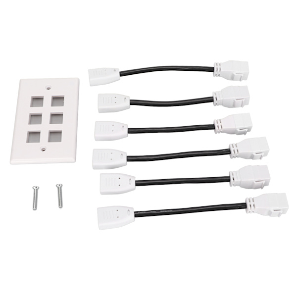 HD Multimedia Interface vægplade med hun til hun HD Multimedia Interface pigtail kabel til videosystemer
