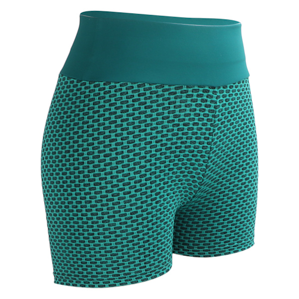 Booty Shorts Højtaljede Yoga Shorts Elastisk Talje Løbe Fitness Biker Shorts til KvinderL