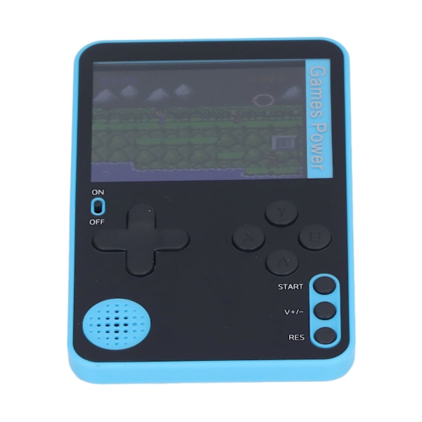 Blå håndholdt spillekonsol Retro bærbar spil Player Videospil Player 2,4 tommer farveskærm