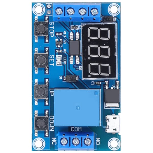 Relämodul DC 6‑30V Programmerbar Fördröjning Av Cykeltimer Koppla Från Trigger Opto Isolator Switch Reläkort