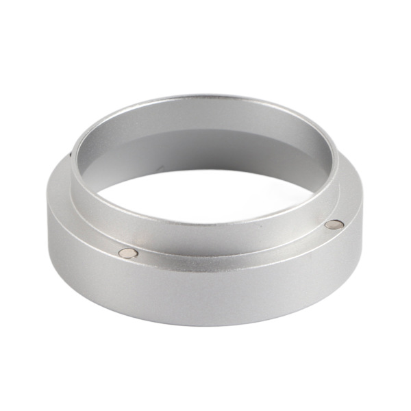 58mm alumiininen universal annostelurengas suppilon vaihtokahvinkeittimen lisävaruste (hopea)