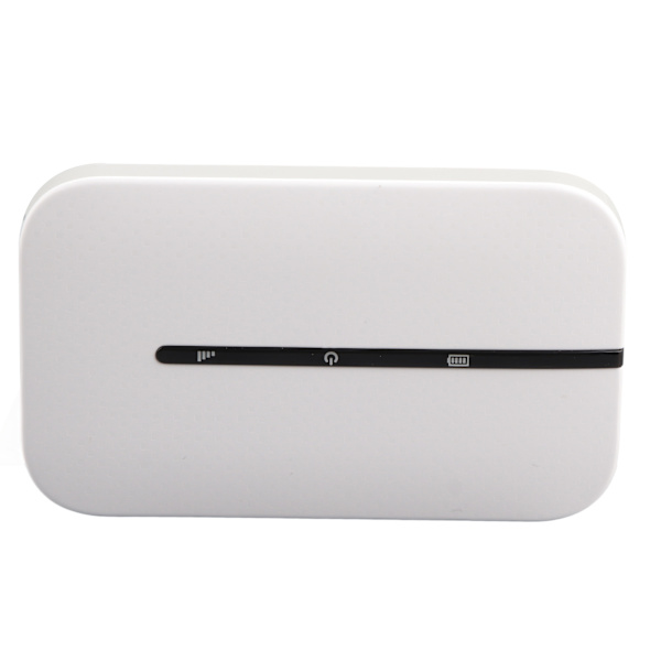 4G WiFi-router Hvid SIM-kortplads Op til 10 brugere 2,4GHz batteridrevet 4G LTE-router til telefon pc-tablet